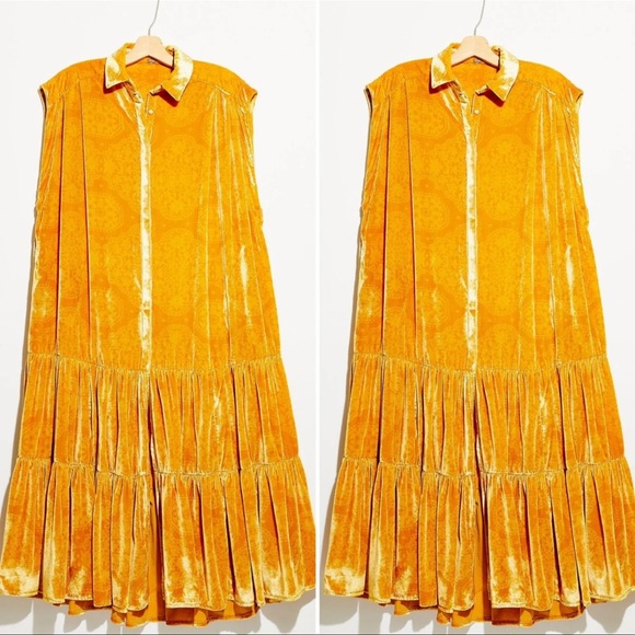 NWT Free People On My Mind Velvet Maxi Top - Picture 12 of 13